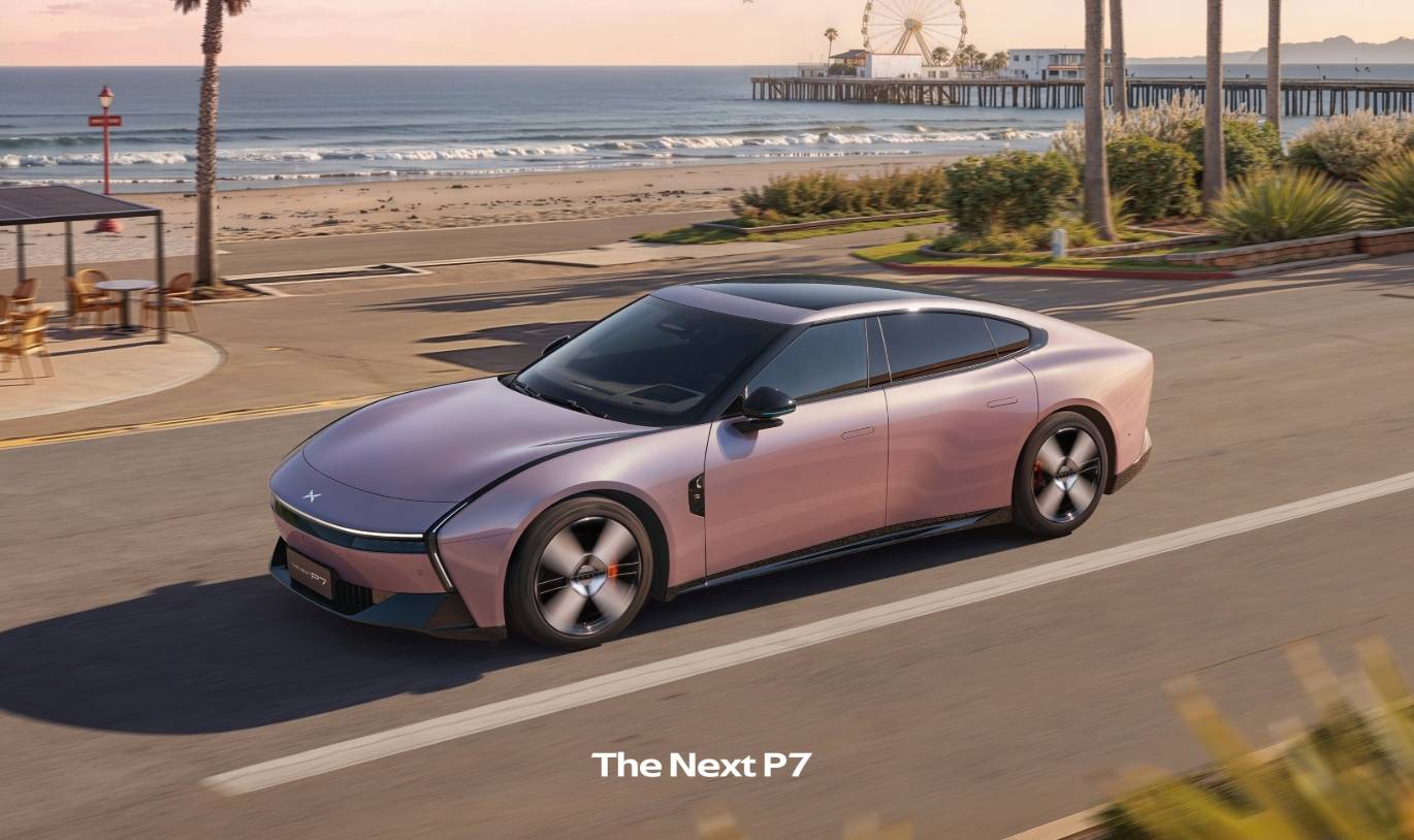 全新小鵬P7發布星暮紫配色 將于8月6日亮相